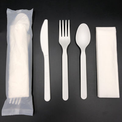 9in PLA Compostable CPLA Cutlery 100% Biodegradable Forks And Spoons Knives