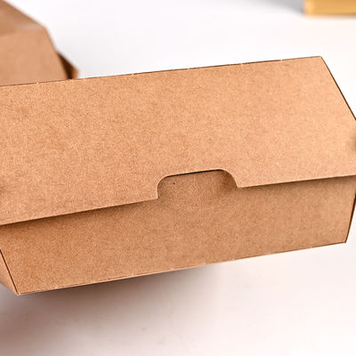 120 Deg Disposable Burger Boxes Packaging Burger Hamburger Packaging Box