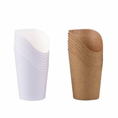 8oz 12oz Paper French Fry Scoop Cup Takeaway Takeaway French Fry Cone Holder