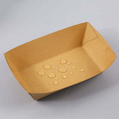 0.25LB 25# Biodegradable Disposable Tableware Boat Frie Snack Trays