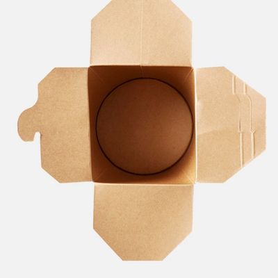 250ml Foldable Round Biodegradable Disposable Tableware 8oz 12oz Paper Noodle Box