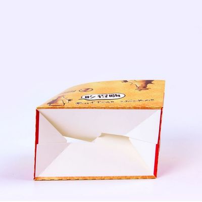 7CM 300gsm  Fast Food Packaging Roast Chicken Box Take Out Paper Boxes