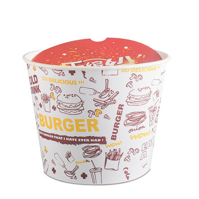 32oz 46oz 48oz Beverage Biodegradable Disposable Tableware Popcorn Fried Chicken Bucket