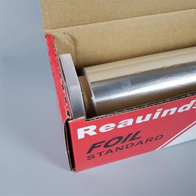 Moisture Proof Catering Wrapping Biodegradable Disposable Tableware 28mm Aluminium Foil Roll