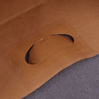 Recycled 4LBS Die Cut Food Packaging Paper Bag Handle Gift Shopping Bag 150GSM