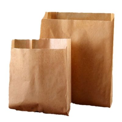 40gsm To 150gsm Eco Friendly Greaseproof Fast Food Paper Bag CMYK For Oil Food