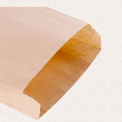 40gsm To 150gsm Eco Friendly Greaseproof Fast Food Paper Bag CMYK For Oil Food