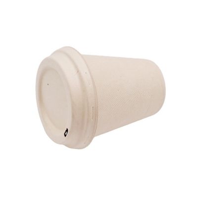 Milk Pfas Free Biodegradable Bagasse Tableware 8oz Disposable Takeaway Coffee Cups