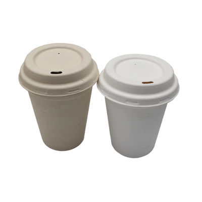 Milk Pfas Free Biodegradable Bagasse Tableware 8oz Disposable Takeaway Coffee Cups