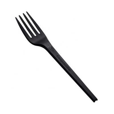 Utensils Compostable Party Tableware CPLA Cutlery Set Fork 165mm Knife Spoon With Napkin