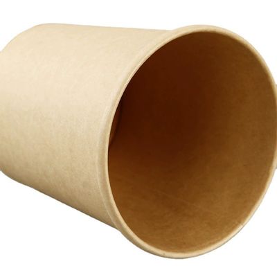 PE Coated 8oz 12oz Disposable Paper Cup Soup Serving Paper Party Bowls For Hot Cold Food