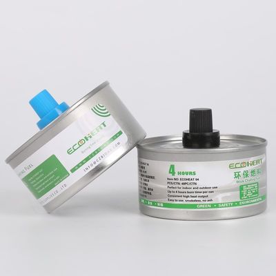 4H Food Equipment Wick Chafing Fuel Smokeless Chafing Dish Burner Cans For Hotel