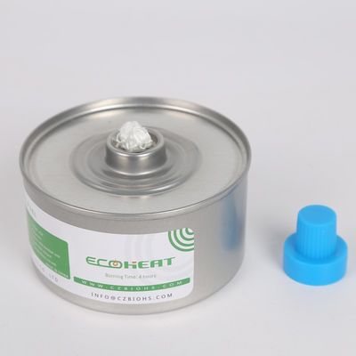 4H Food Equipment Wick Chafing Fuel Smokeless Chafing Dish Burner Cans For Hotel