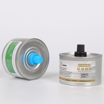 6hrs 7oz Chafing Fuel Can Plastic Cap Handy Wick Sterno 170F Buffet Dish Heater