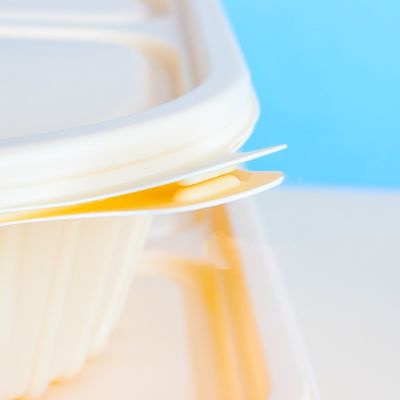 10 Inch 3 Compartments Cornstarch Tableware Bento Biodegradable Cornstarch Food Containers