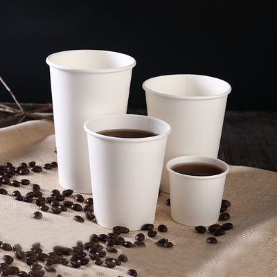 Custom Logo Disposable Paper Cups Hot Drinking Tea 12oz 360ml Coffee Cups With Lids