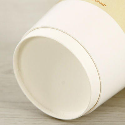 16oz 500cc Disposable Single Use White Paper Coffee Cup Double Layer Paper Cup