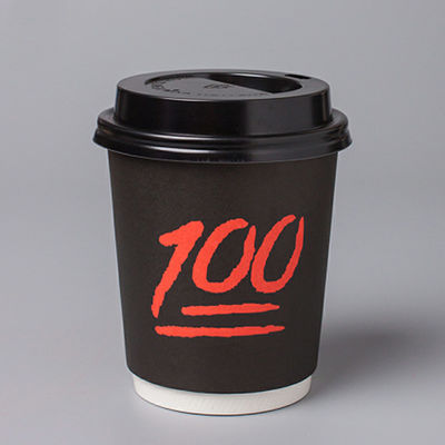 EN13432 Disposable Paper Cups 400Ml 12Oz Custom Takeaway Coffee Cups With Lid