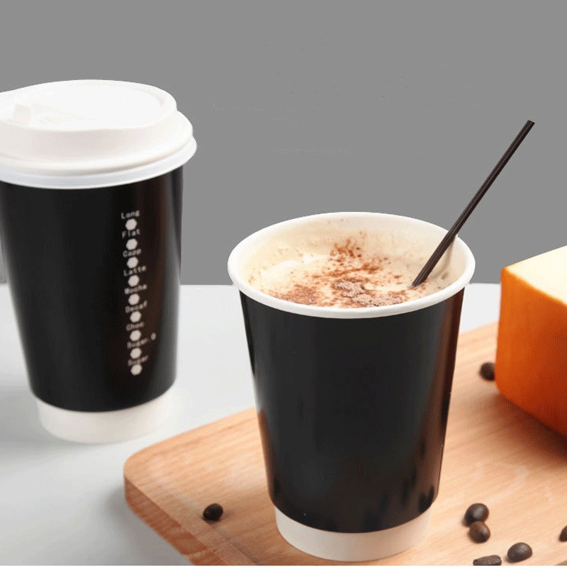 EN13432 Disposable Paper Cups 400Ml 12Oz Custom Takeaway Coffee Cups ...